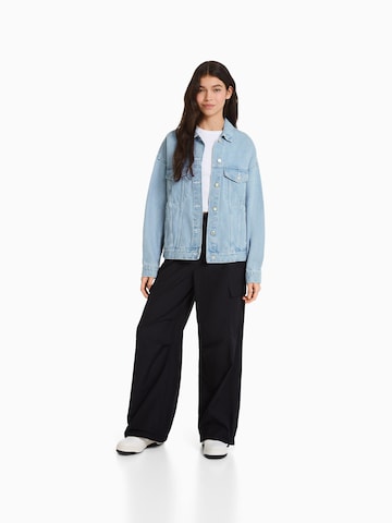 Bershka Between-season jacket in Blue