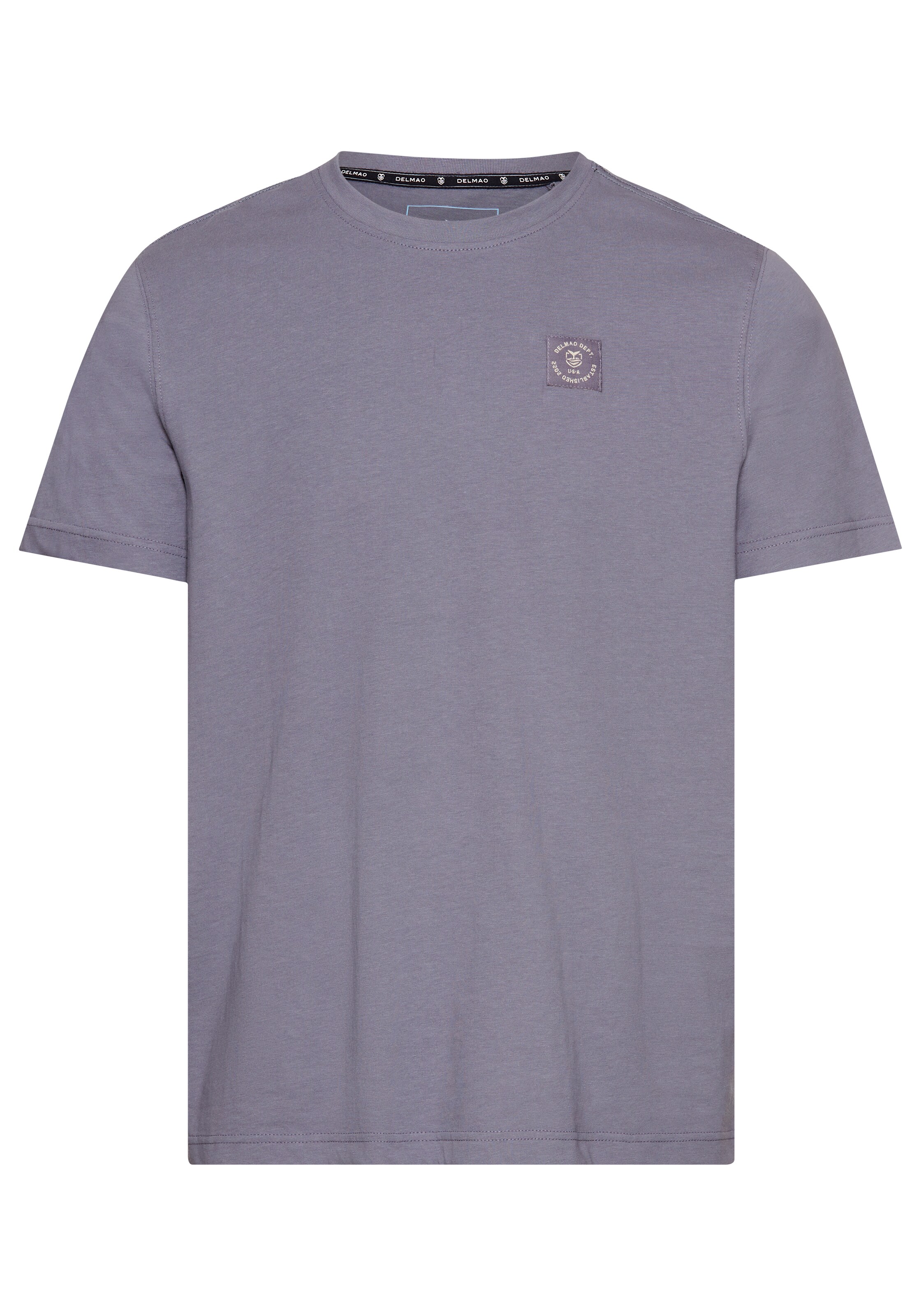 DELMAO Shirt in Grey: front