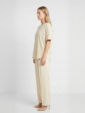 Opal Studio Regular Pants ' Amina ' in White