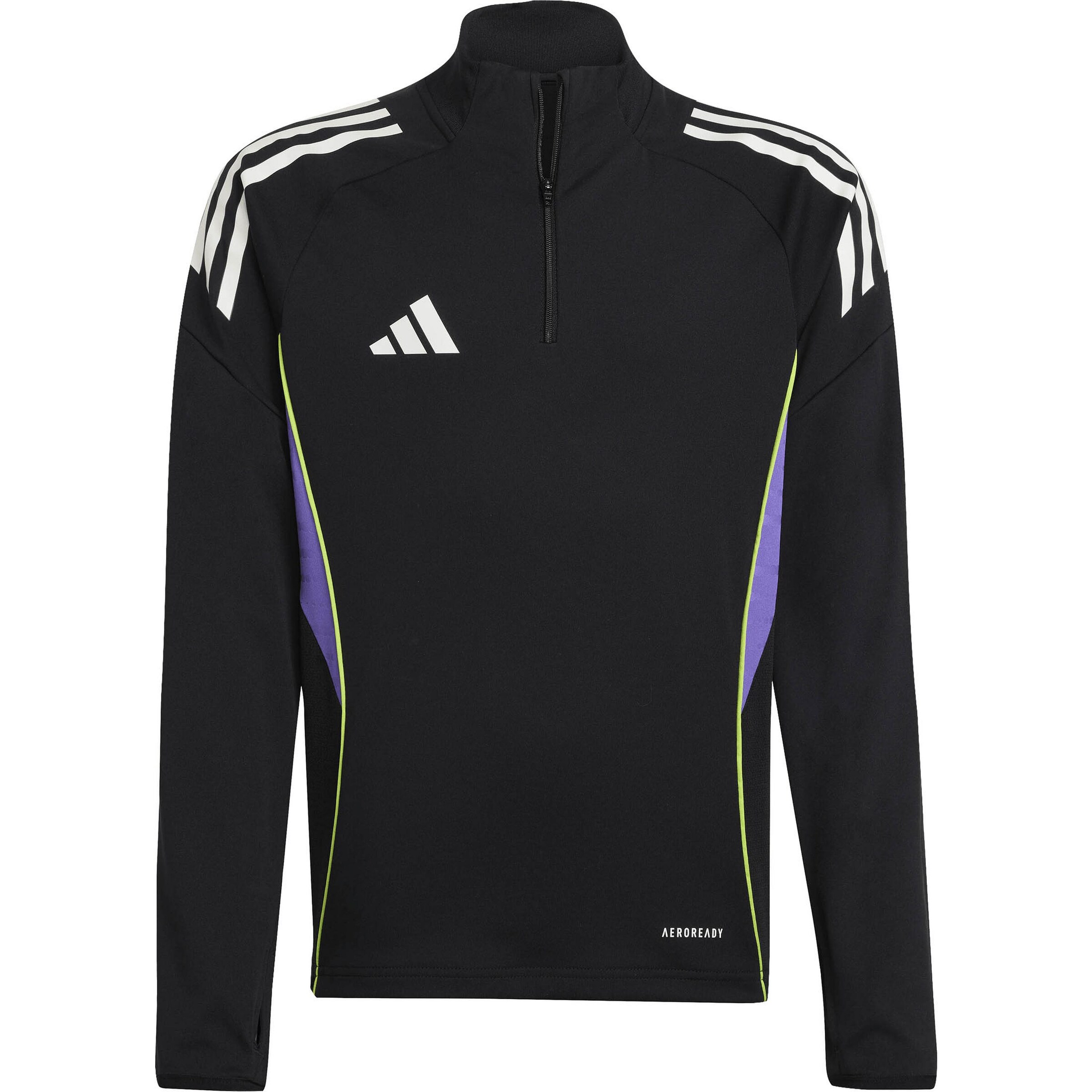 ADIDAS PERFORMANCE Athletic Sweatshirt in Black: front