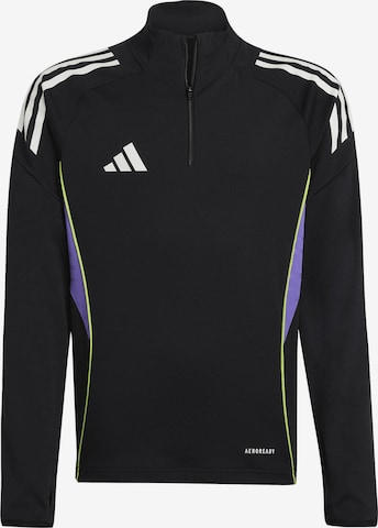 ADIDAS PERFORMANCE Athletic Sweatshirt in Black: front