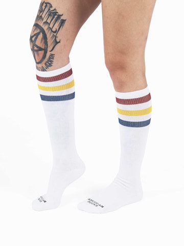 American Socks Knee socks 'Stifler' in White