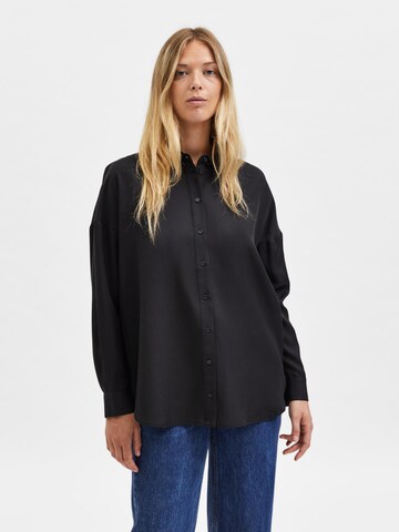 Camicia da donna 'SANNI' di SELECTED FEMME in nero: frontale