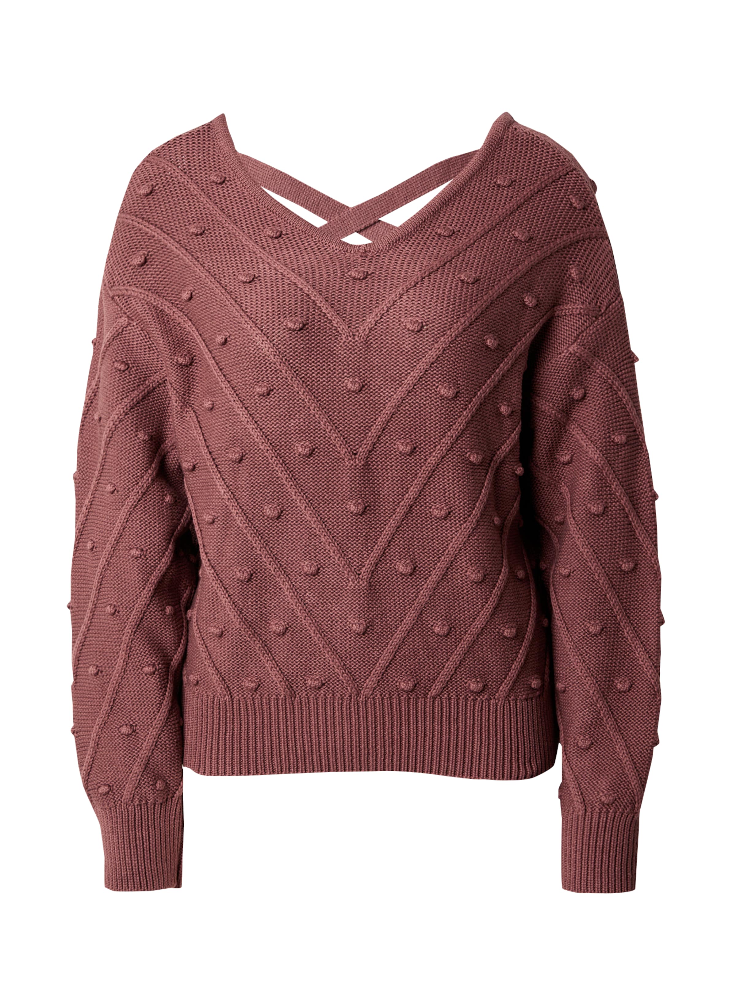 ABOUT YOU Свитер 'Hermine' в Ярко-розовый: спереди