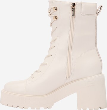 Bottines à lacets 'LUAI' GUESS en beige