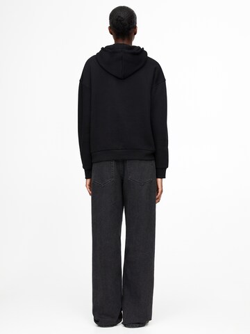 Sweat-shirt Pull&Bear en noir