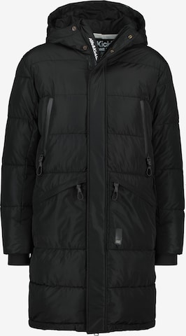 Alife and Kickin Χειμερινό παλτό 'Tobias' σε μαύρο: μπροστά