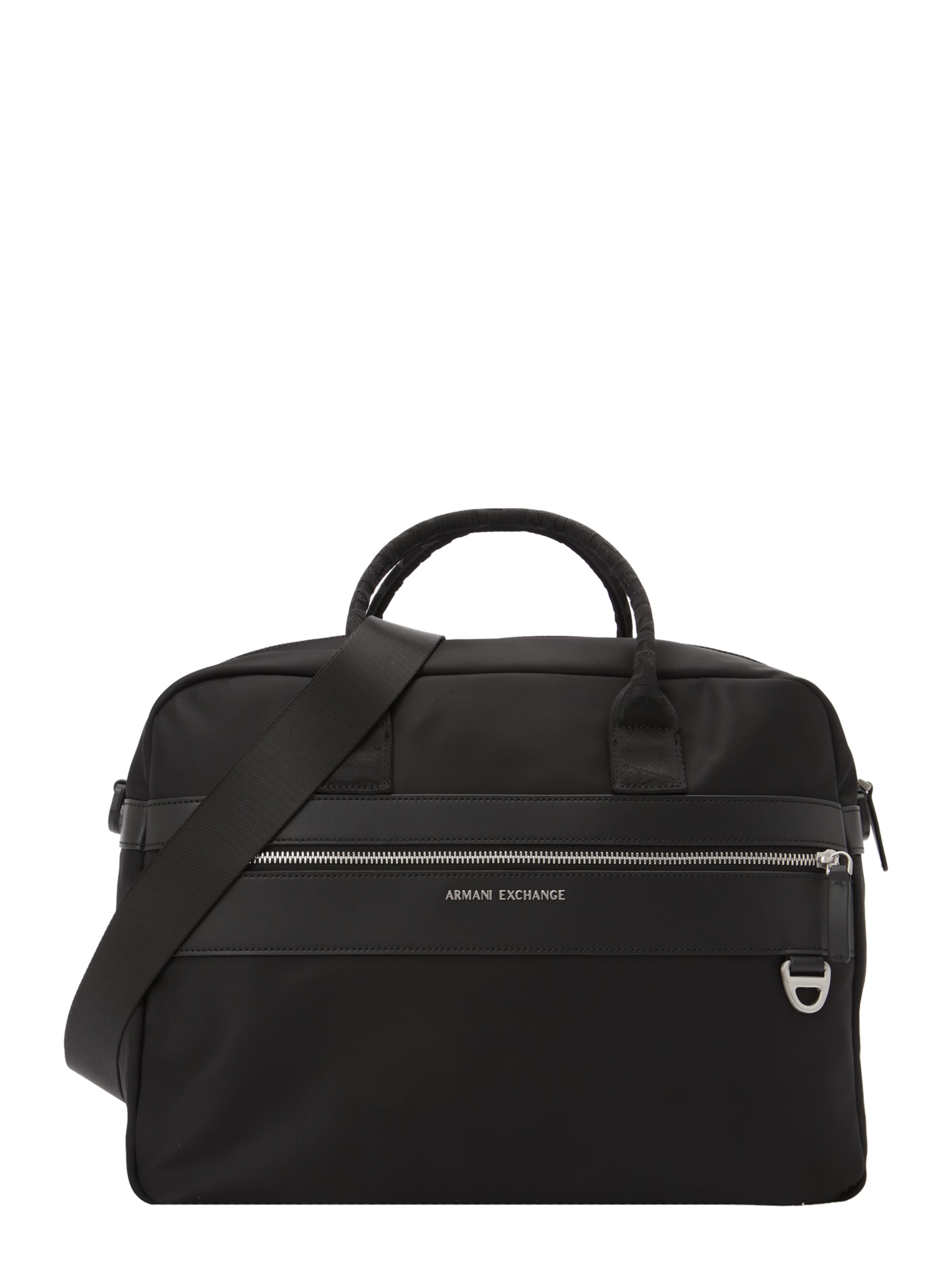 ARMANI EXCHANGE Travel bag 'LAS VEGAS' in Black: front