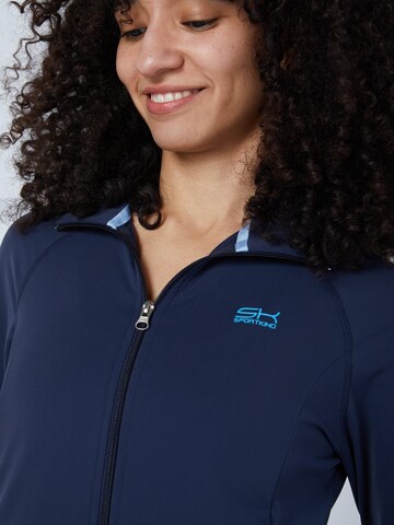 SPORTKIND Sportjacke 'Trainingsjacke'‌‌‌‌‌‌‌ in Blau