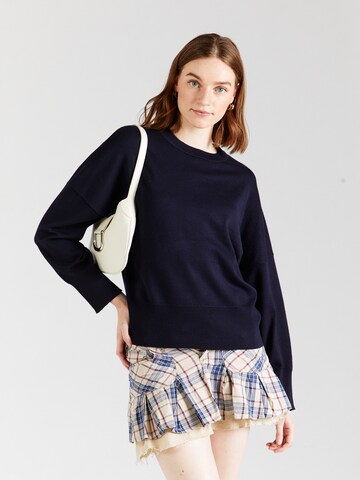 mbym Trui 'Gillian' in Blauw: voorkant