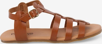 Sandales Pisamonas en marron : devant