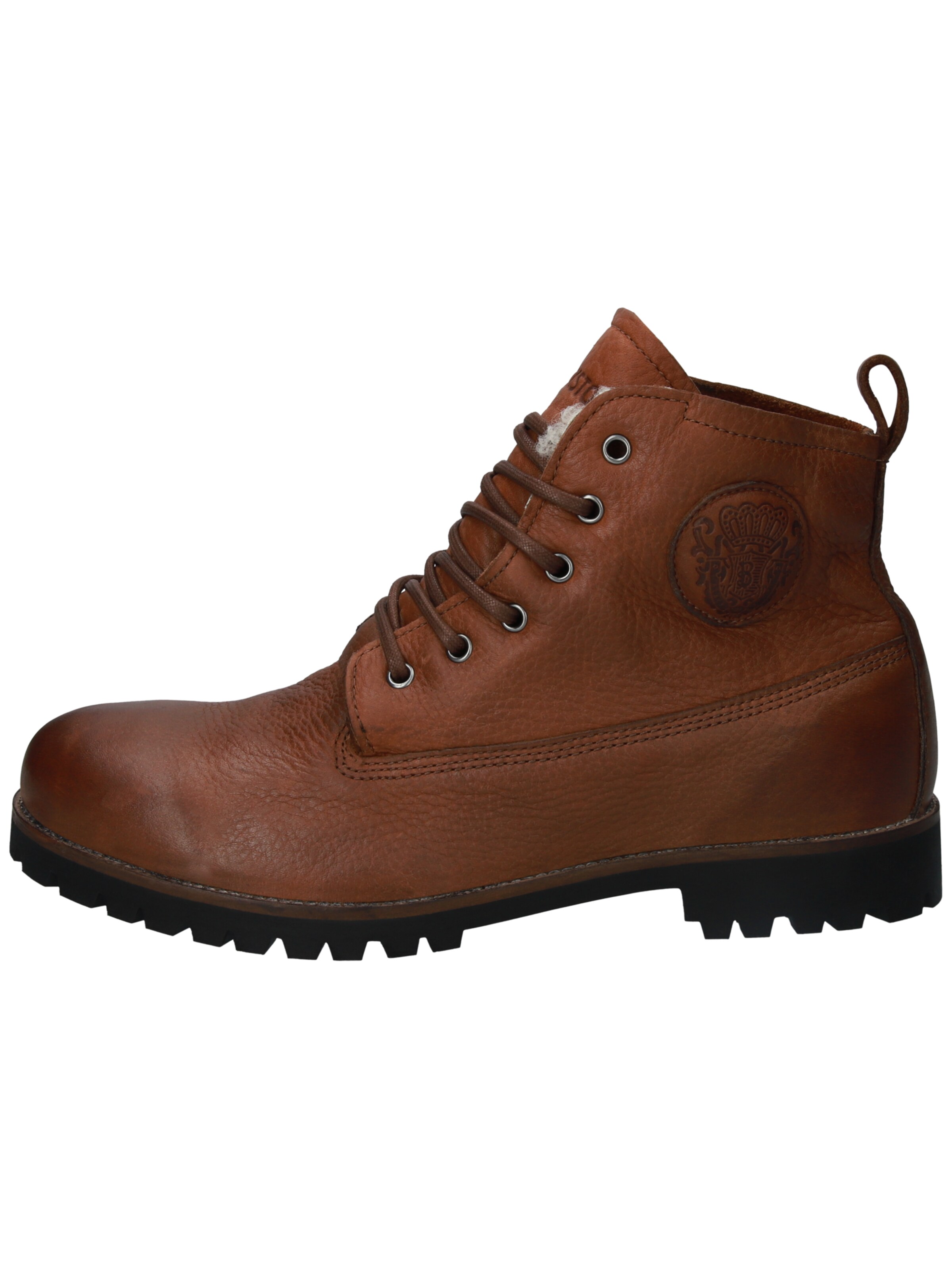 BLACKSTONE - Botas com atacadores 'Colin SG31' em castanho: frente