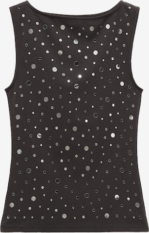 MANGO Toppi 'HEX' värissä harmaa: etupuoli