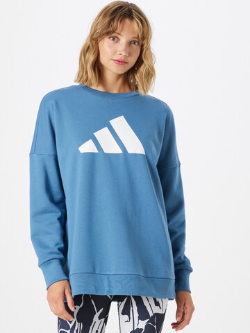 ADIDAS SPORTSWEAR Sportsweatshirt in Blau: predná strana