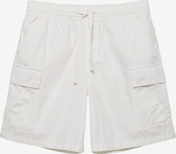 Pull&Bear Cargobukser i hvid: forside