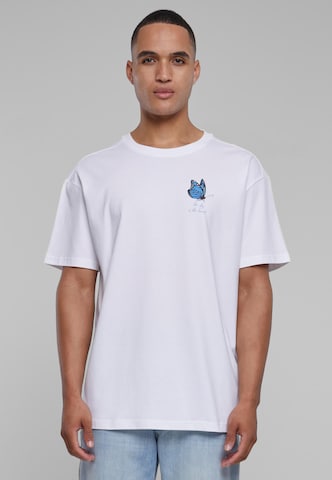 MT Upscale Koszulka 'Sky Is The Limit' w kolorze biały: przód