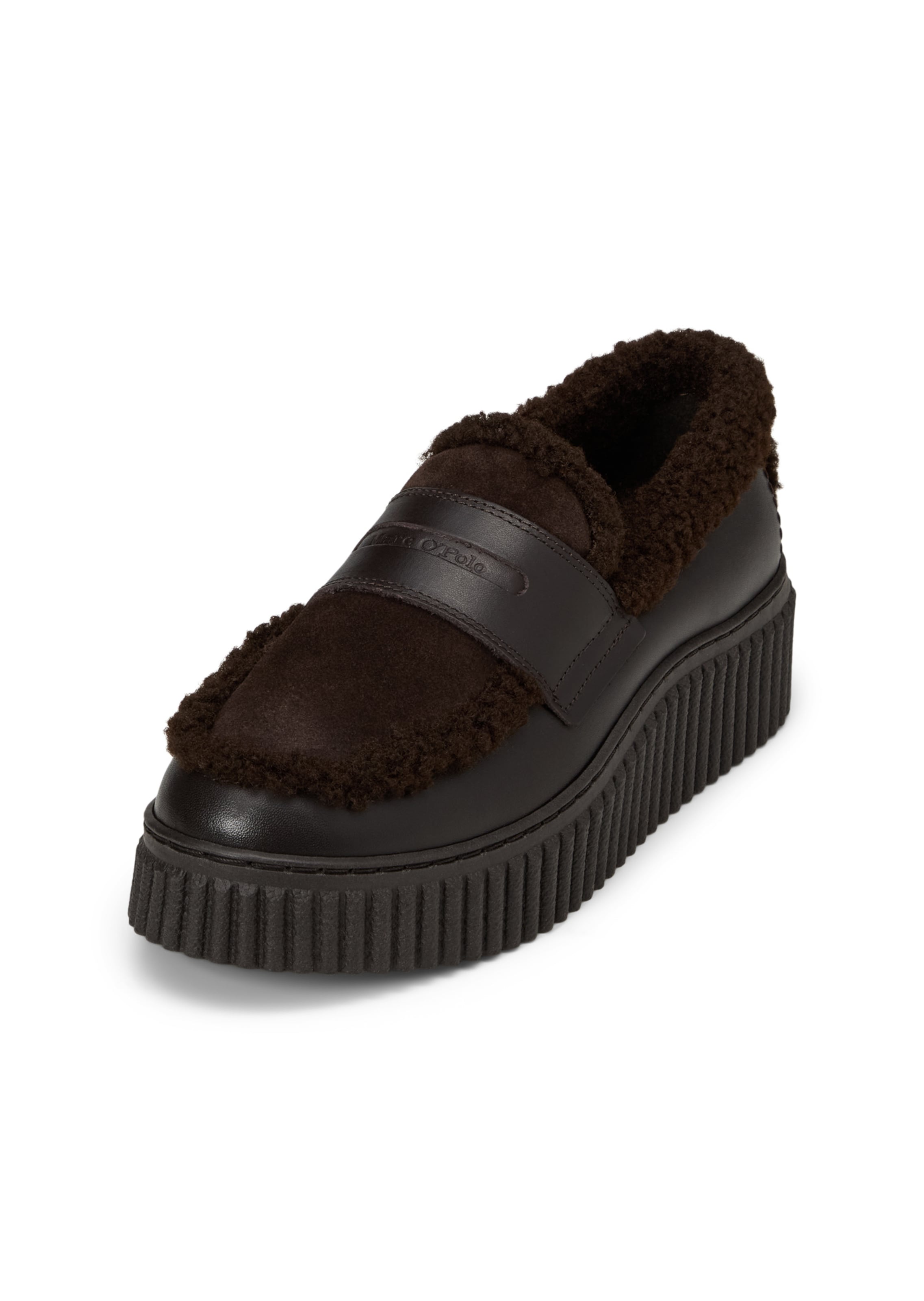 Marc O'Polo Slipper 'Bianca' in Braun: Vorderseite