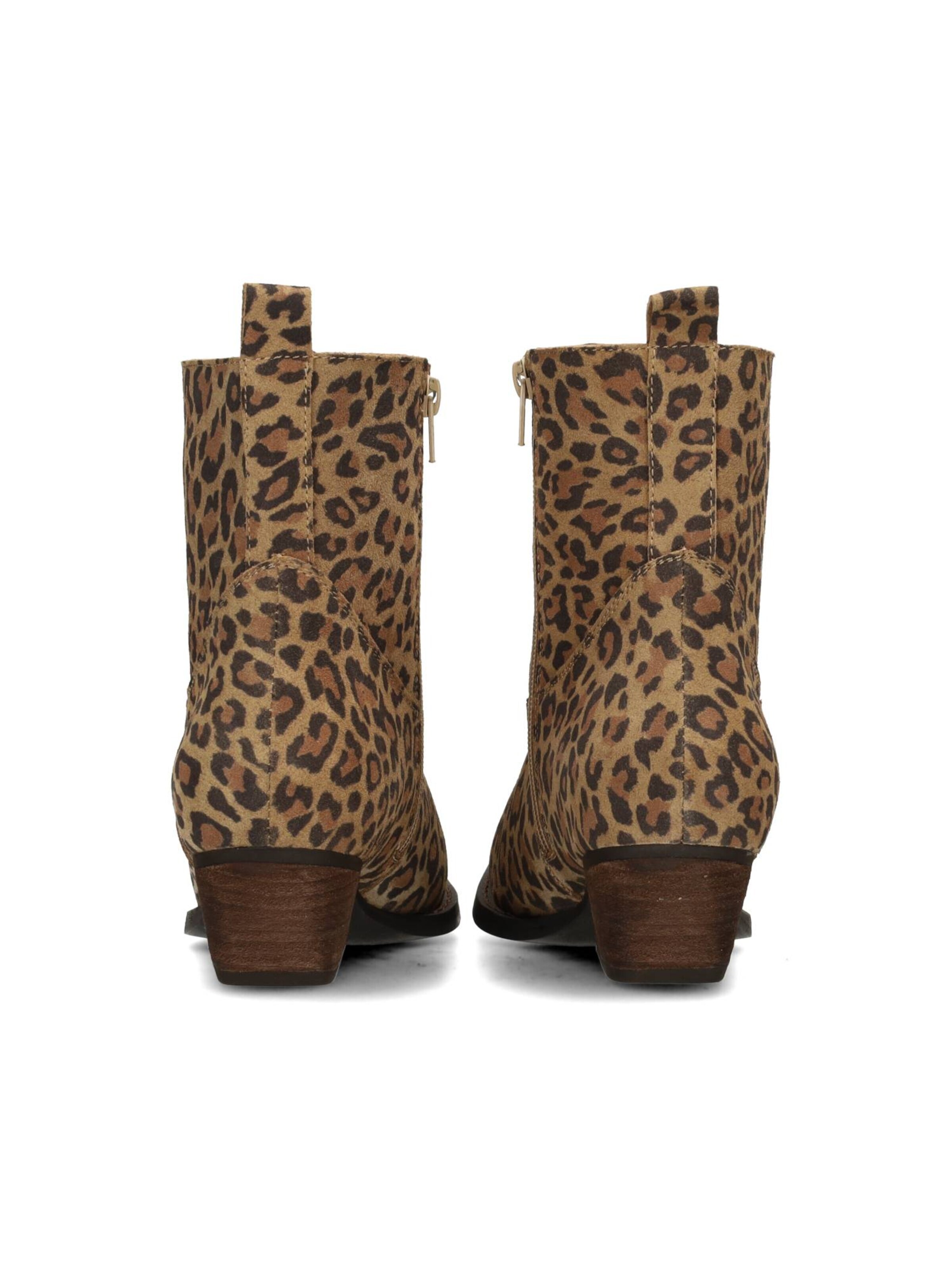Poelman Ankle Boots 'Dana' in Brown