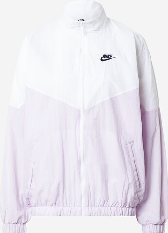 Nike Sportswear Φθινοπωρινό και ανοιξιάτικο μπουφάν σε ροζ: μπροστά