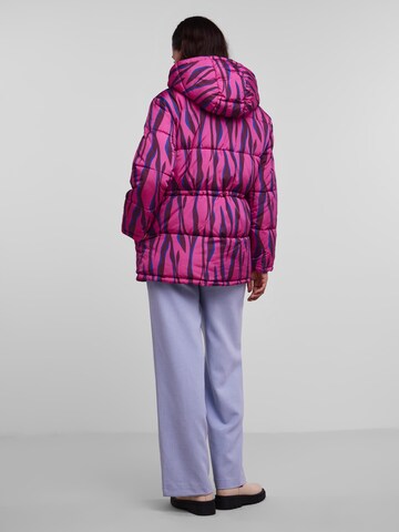 Y.A.S Winter Jacket 'Zeela' in Pink