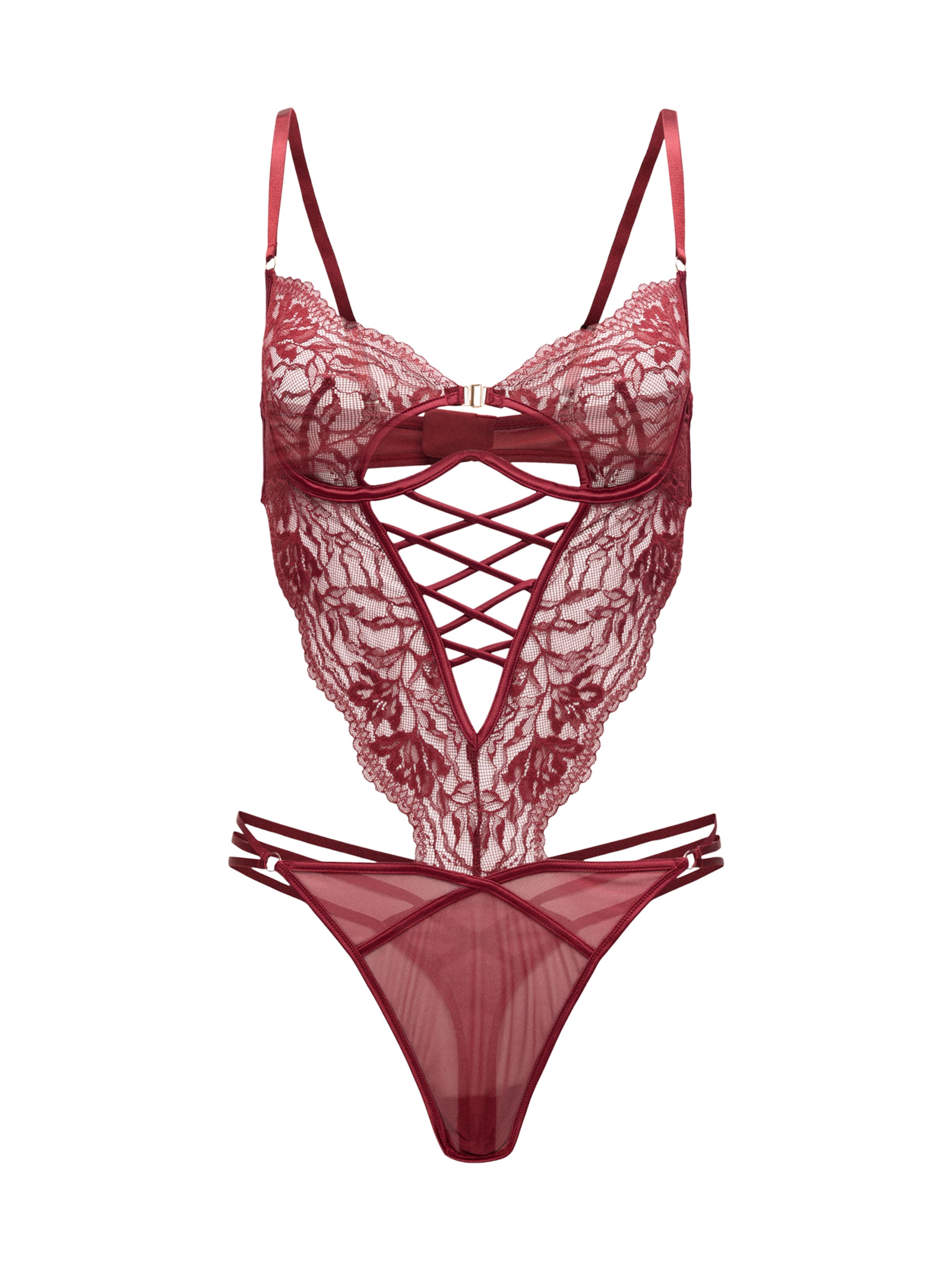 Hunkemöller Bodysuit 'Greta' in Red: front
