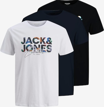 JACK & JONES - Camiseta en azul: frente