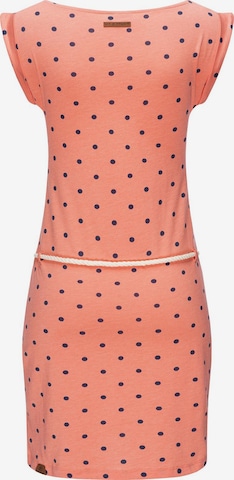 Ragwear Summer Dress 'TAG DOTS' in Orange