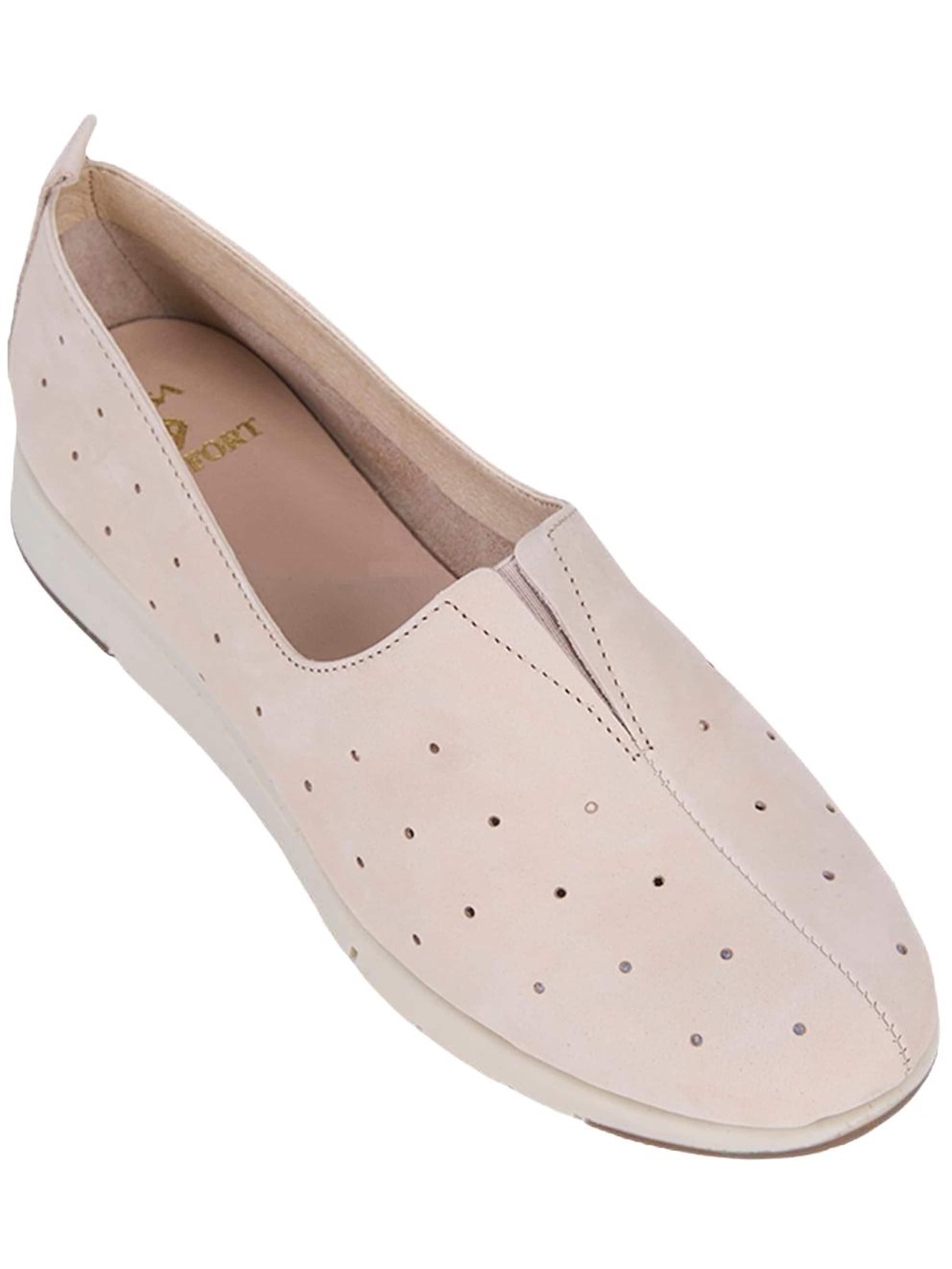 Desa - Zapatos bajos 'DESA Damen DesaComfort Nubukleder Alltagsschuhe' en beige