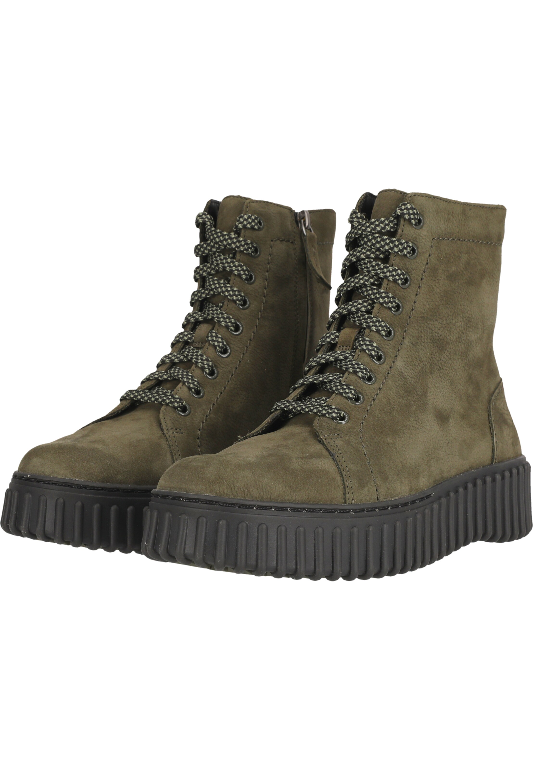 CLARKS Lace-up boot 'Torhill Rise' in Green