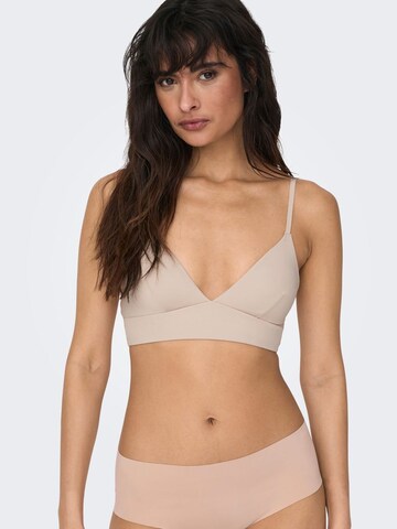 ONLY Triangle Bra 'Tracy' in Brown