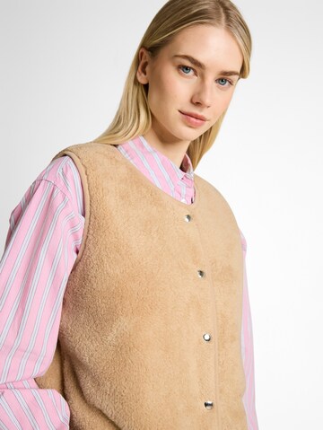 TOM TAILOR DENIM Weste in Braun