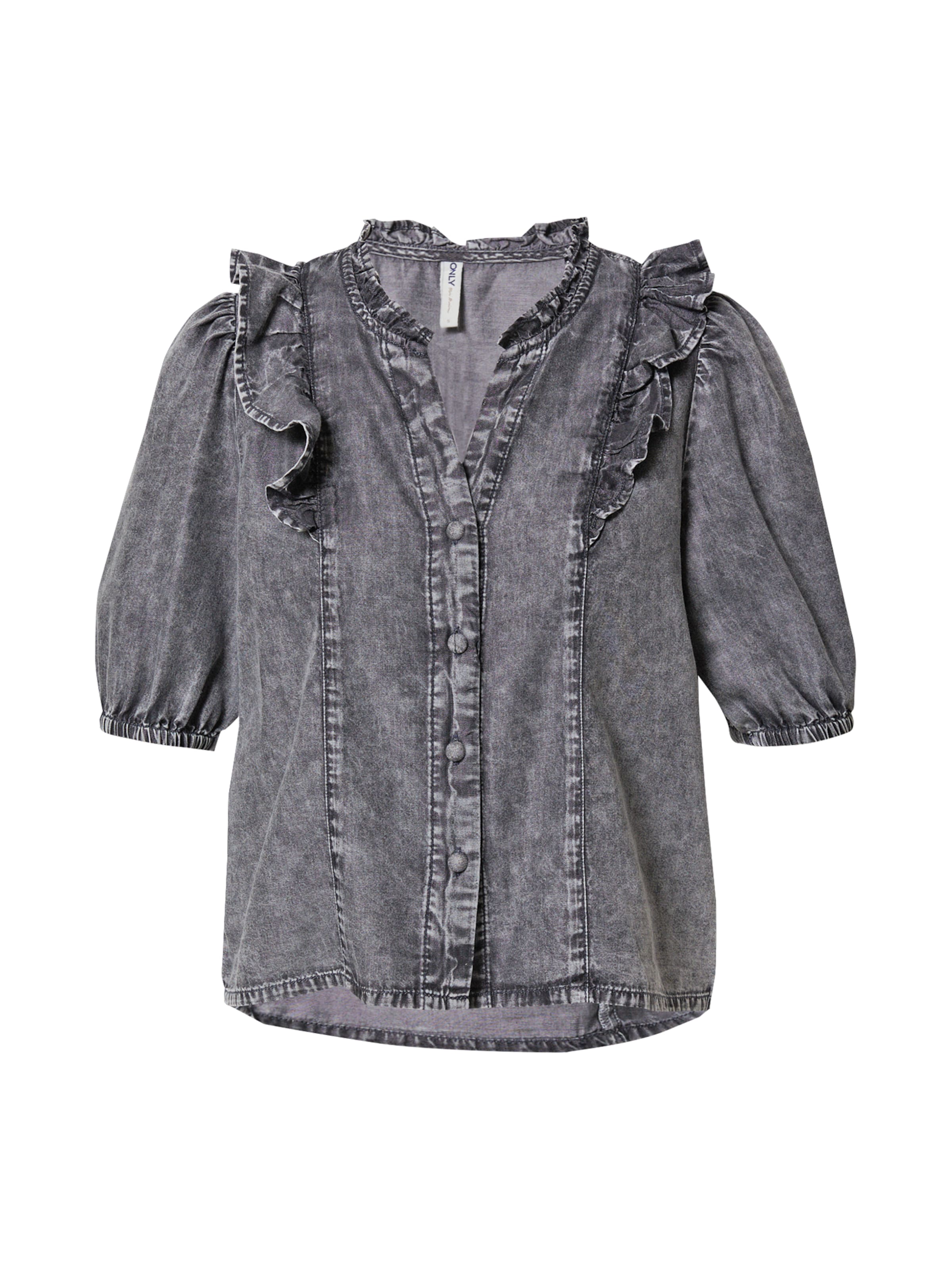 Chemisier 'BEA' ONLY en gris : devant