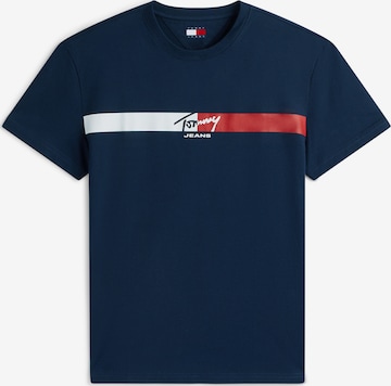 Tommy Jeans Särk, värv sinine: eest vaates