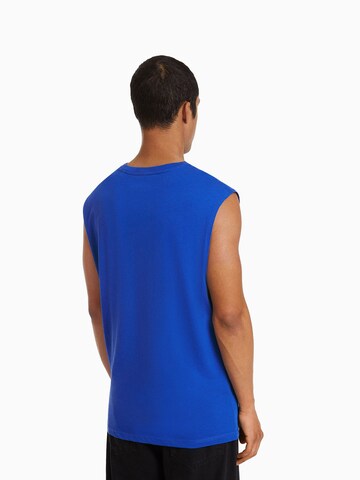 T-Shirt Bershka en bleu