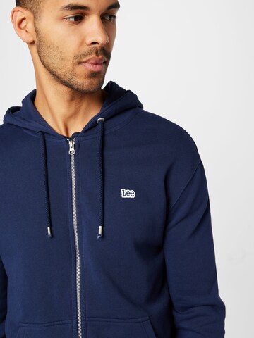 Lee - Sudadera con cremallera en azul