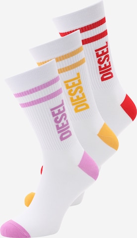 DIESEL Socks 'RAY' in White: front