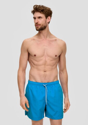 s.Oliver Zwemshorts in Blauw: voorkant