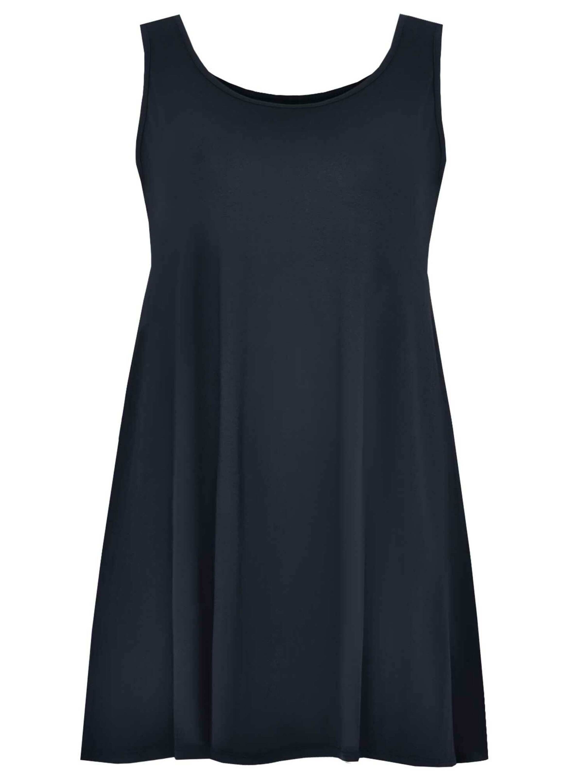 YOEK Top 'MILA' in Blauw: voorkant