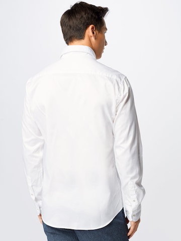 Slim fit Camicia business di ETERNA in bianco