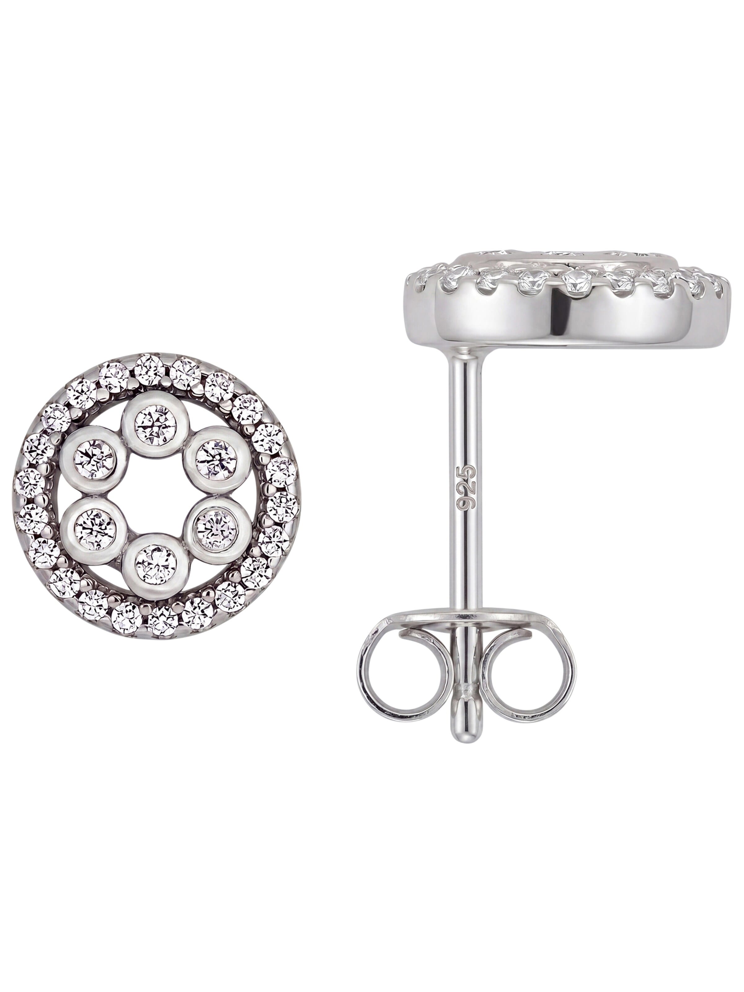 Jobo Ohrringe‌‌ in Silber: Vorderseite