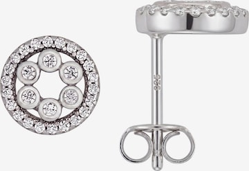 Jobo Earrings in Silver: front