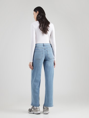FRAME Široký strih Džínsy - Modrá