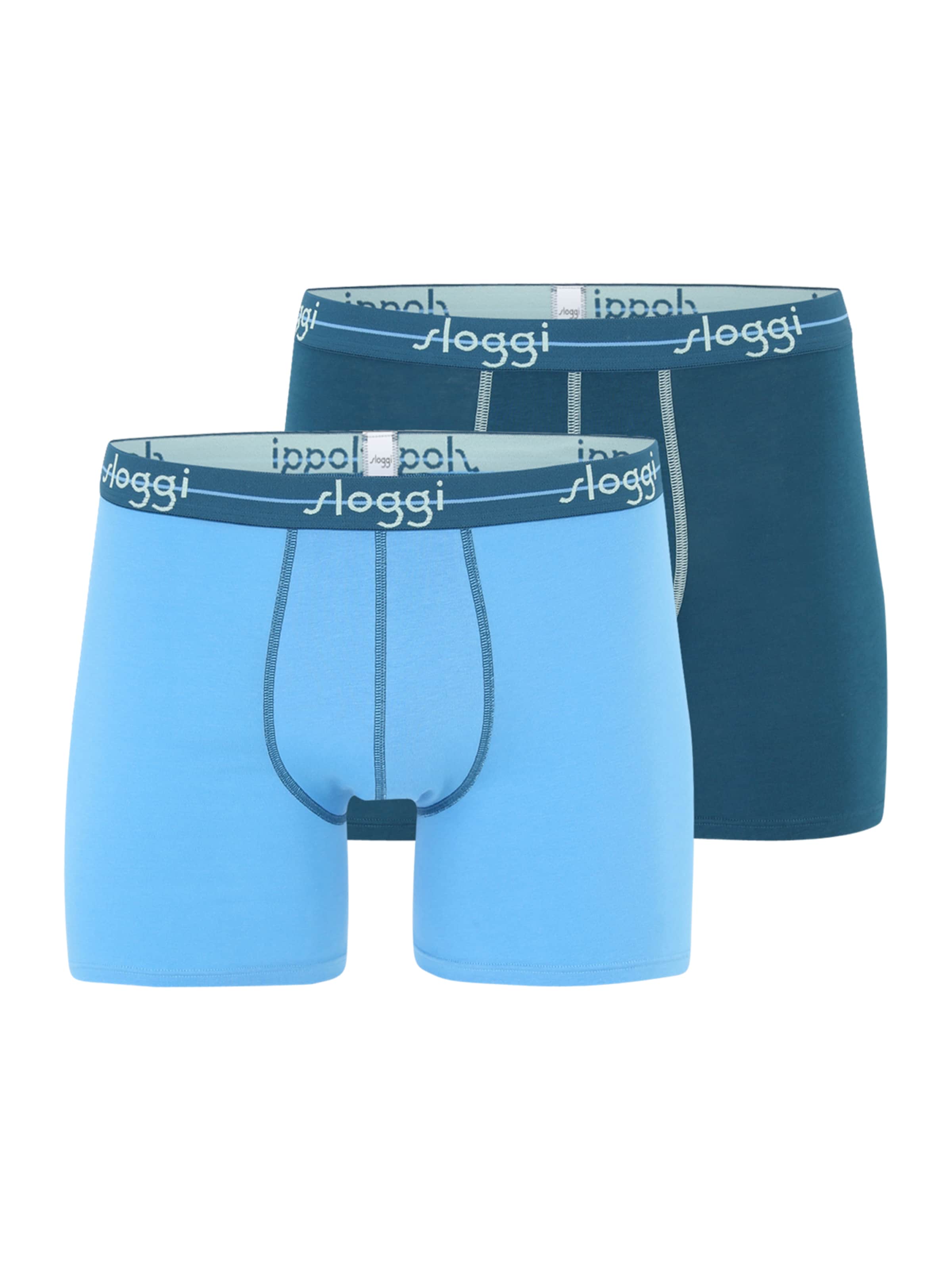 Boxers SLOGGI en bleu : devant