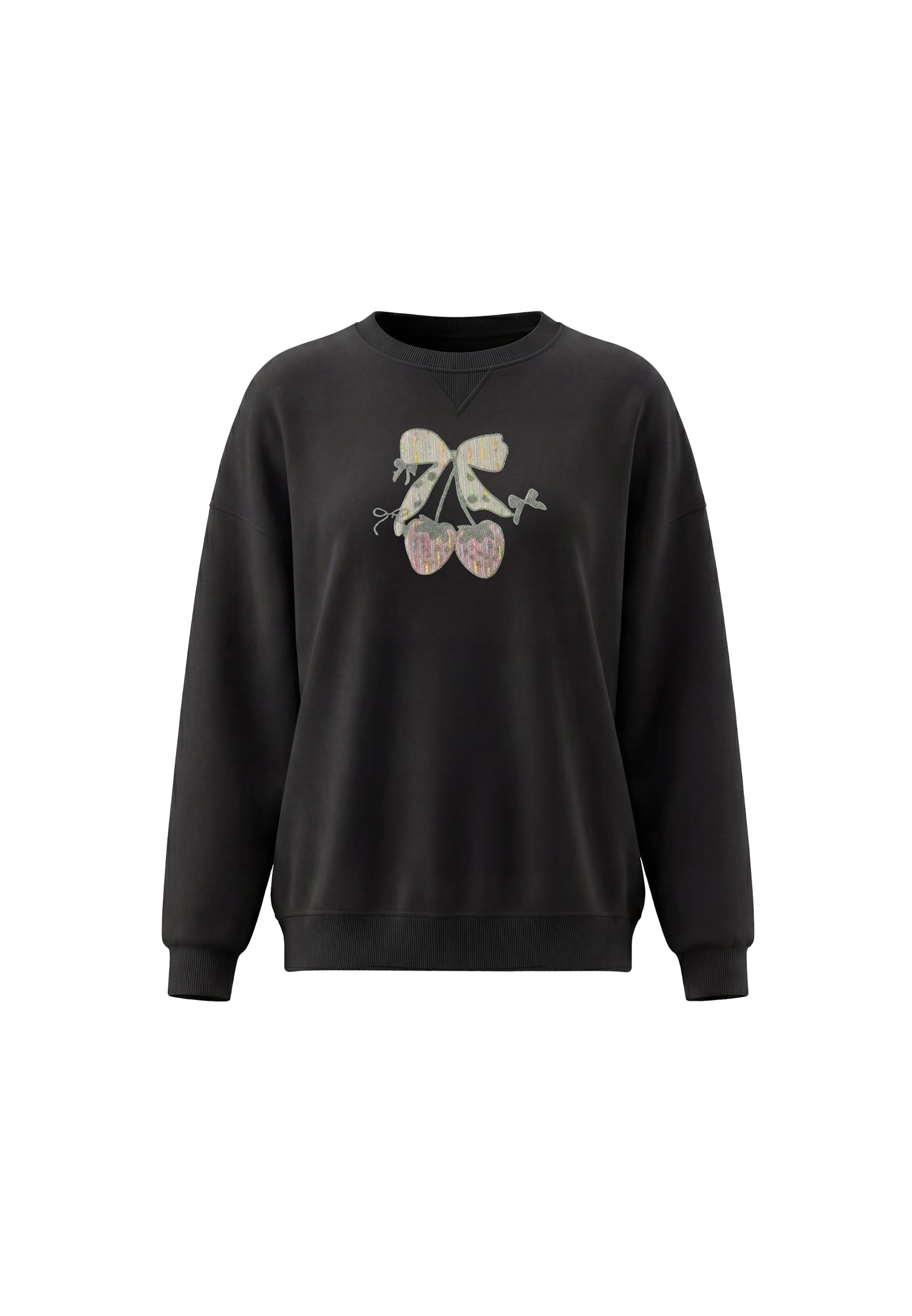 MYMO - Sudadera en negro: frente