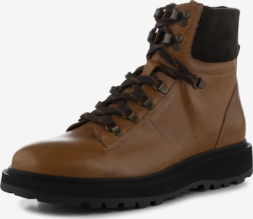 Shoe The Bear Lace-Up Boots in Brown: front