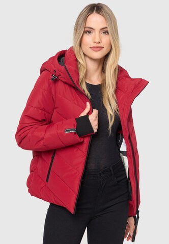 MARIKOO Zimná bunda - Červená: predná strana