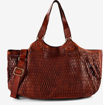 Borsa a spalla 'Cosima' di Campomaggi in marrone: frontale