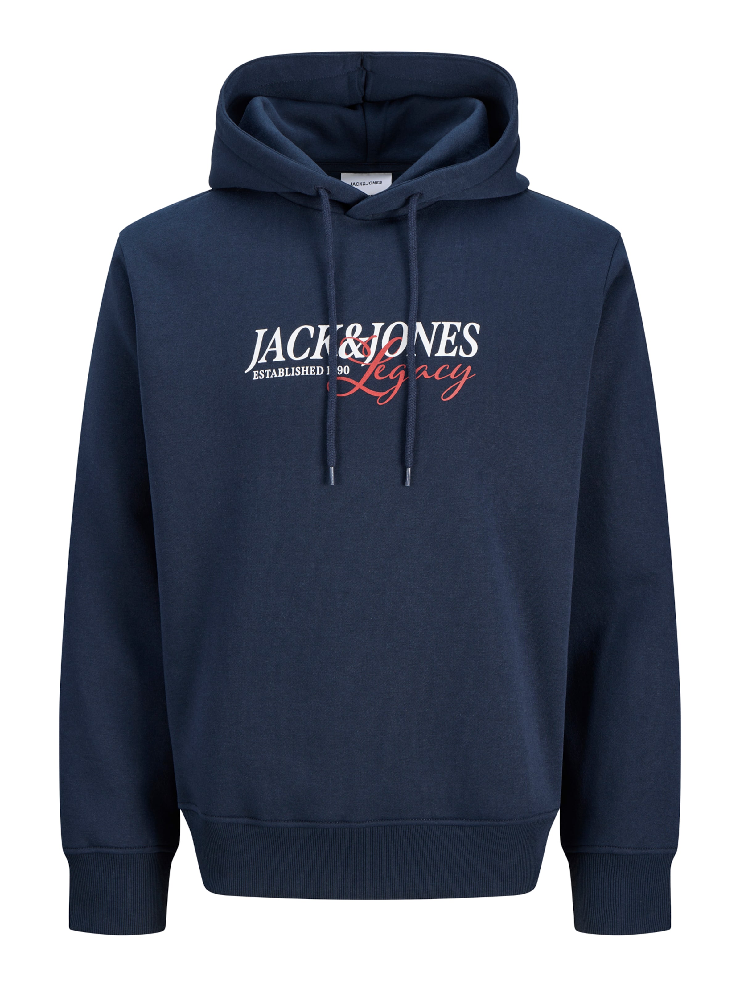 JACK & JONES Sweatshirt 'JJJADE' in XS in Dark blue / Bright red / White, Item view