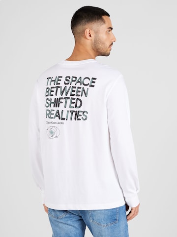 Maglietta 'FUTURE' di Calvin Klein Jeans in bianco