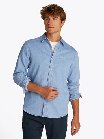Regular fit Camicia di Tommy Jeans in blu: frontale